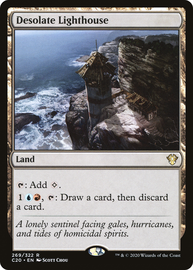 Desolate Lighthouse (C20-269) - Commander 2020 - Premium MTG Single from Wizards of the Coast - Just $0.08! Shop now at Game Crave Tournament Store