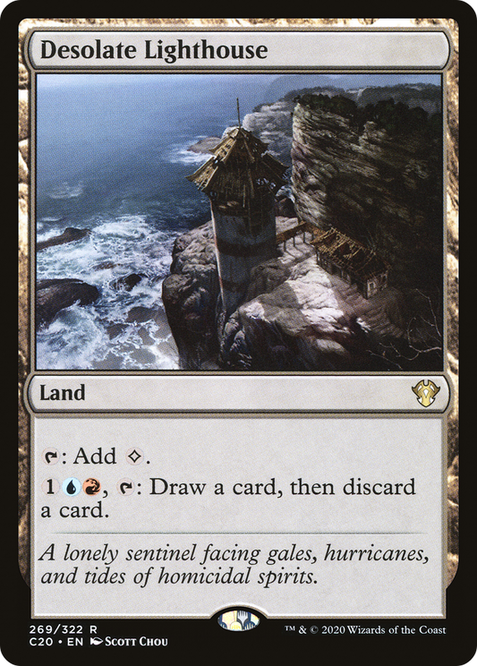 Desolate Lighthouse (C20-269) - Commander 2020 - Premium MTG Single from Wizards of the Coast - Just $0.08! Shop now at Game Crave Tournament Store