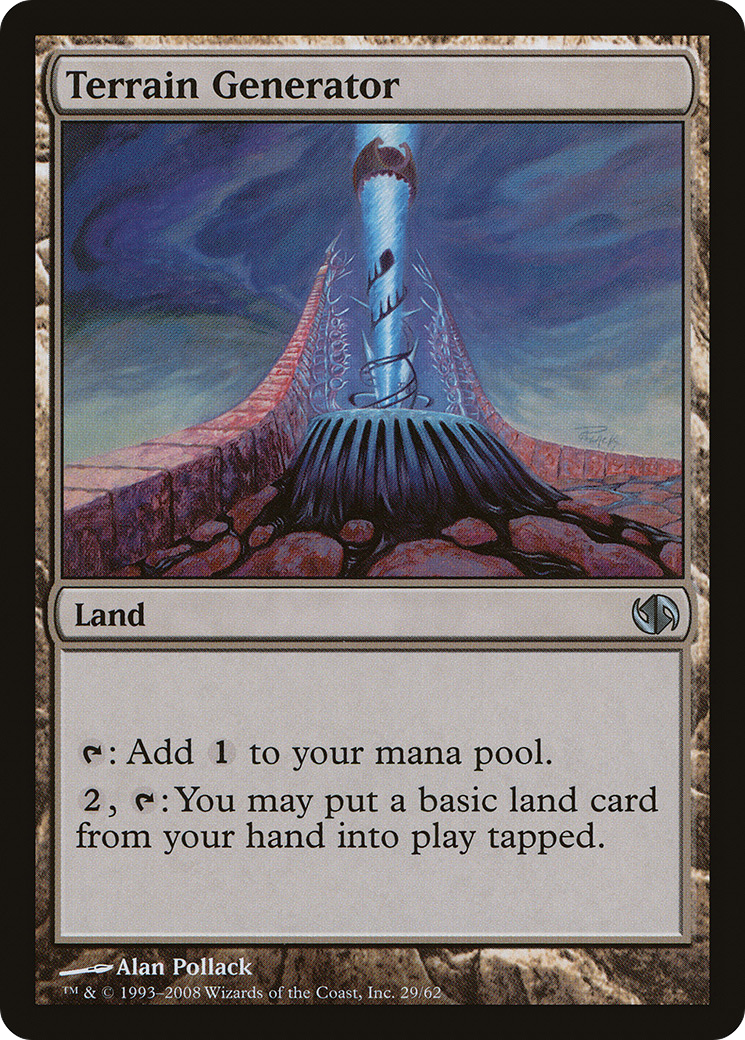 Terrain Generator (DD2-029) - Duel Decks: Jace vs. Chandra - Premium MTG Single from Wizards of the Coast - Just $0.63! Shop now at Game Crave Tournament Store