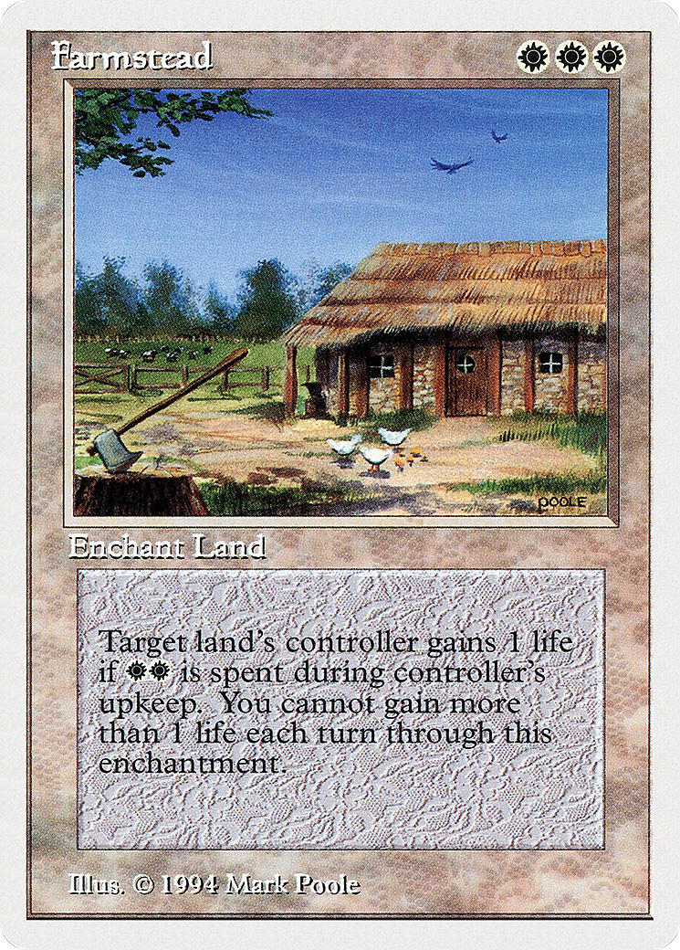 Farmstead (SUM-019) - Summer Magic / Edgar - Premium MTG Single from Wizards of the Coast - Just $0! Shop now at Game Crave Tournament Store