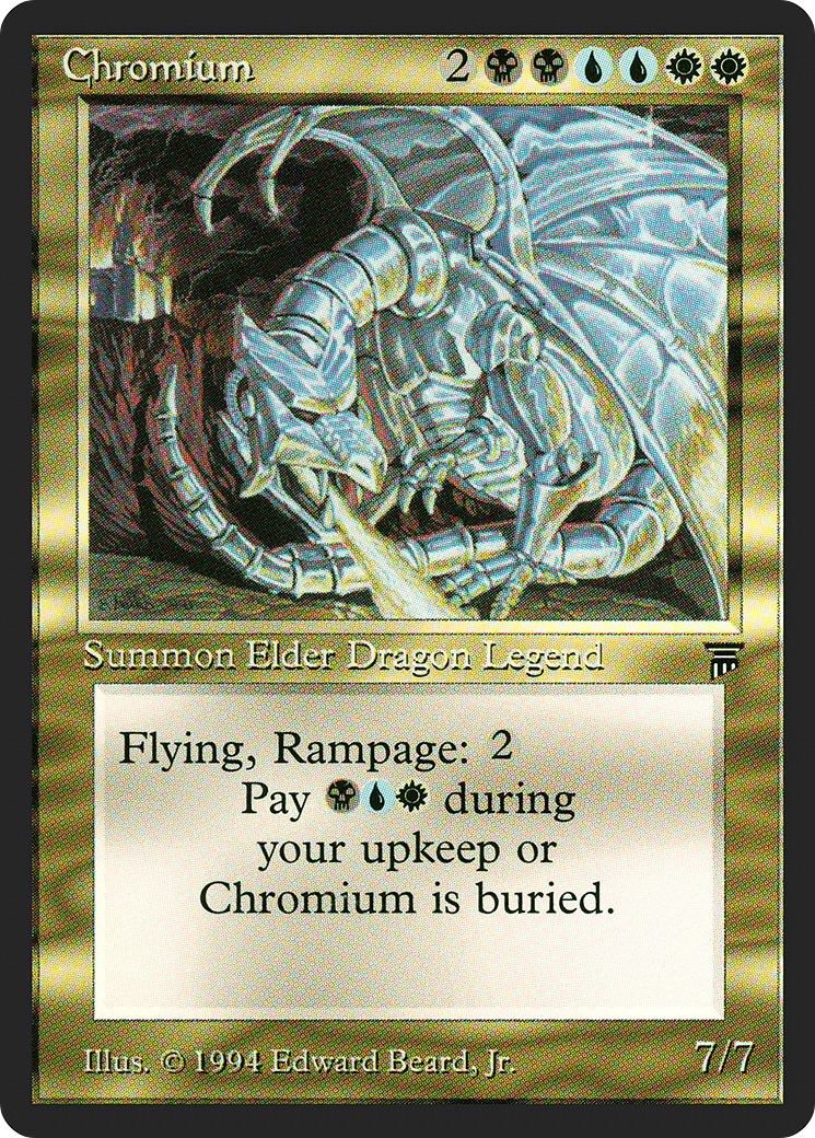 Chromium (LEG-224) - Legends - Premium MTG Single from Wizards of the Coast - Just $12.33! Shop now at Game Crave Tournament Store