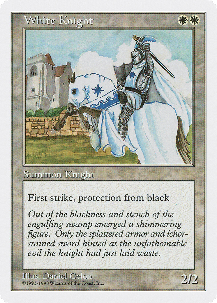 White Knight (ATH-018) - Anthologies - Premium MTG Single from Wizards of the Coast - Just $0.08! Shop now at Game Crave Tournament Store