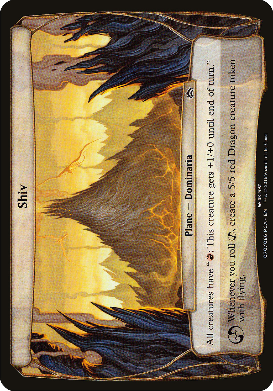 Shiv (OPCA-070) - Planechase Anthology Planes - Premium MTG Single from Wizards of the Coast - Just $0.69! Shop now at Game Crave Tournament Store
