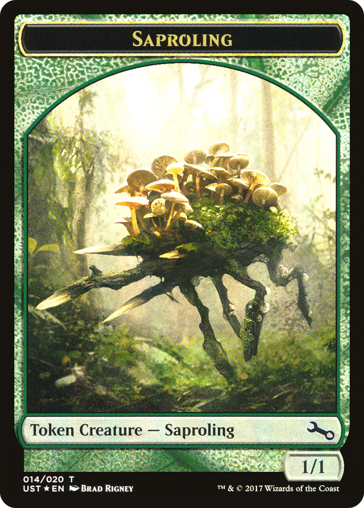 Saproling // Saproling (TUST-014) - Unstable Tokens Foil - Premium MTG Single from Wizards of the Coast - Just $0.08! Shop now at Game Crave Tournament Store