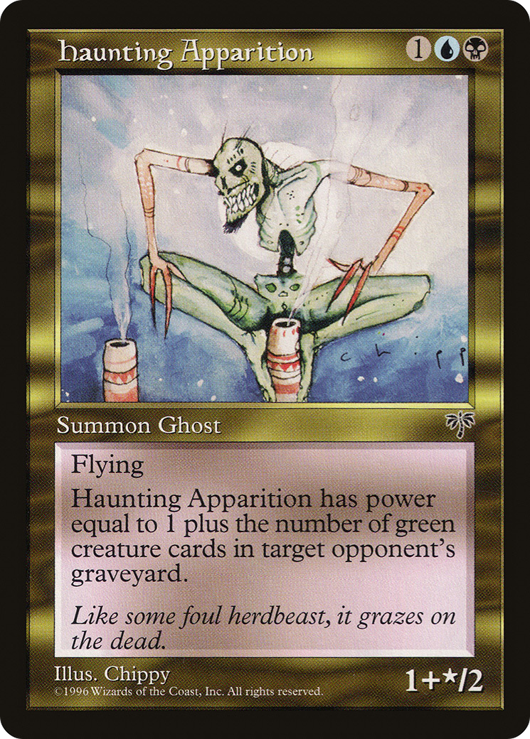 Haunting Apparition (MIR-267) - Mirage - Premium MTG Single from Wizards of the Coast - Just $0.08! Shop now at Game Crave Tournament Store