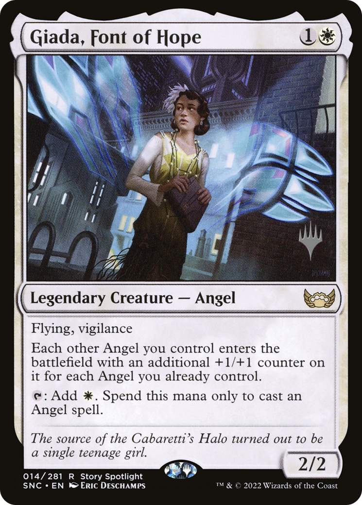 Giada, Font of Hope (PSNC-14P) - Streets of New Capenna Promos - Premium MTG Single from Wizards of the Coast - Just $2.08! Shop now at Game Crave Tournament Store