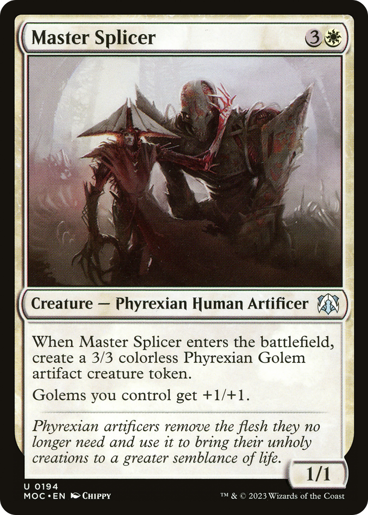 Master Splicer (MOC-194) - March of the Machine Commander - Premium MTG Single from Wizards of the Coast - Just $0.08! Shop now at Game Crave Tournament Store