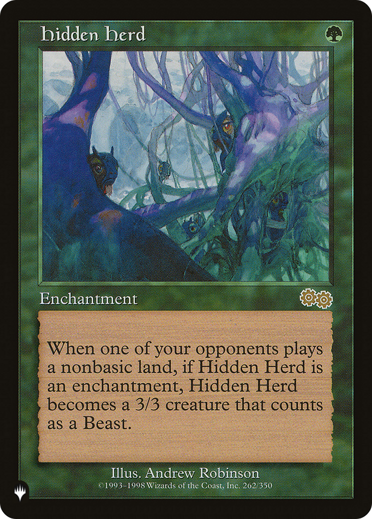 Hidden Herd (PLIST-1213) - The List - Premium MTG Single from Wizards of the Coast - Just $0.10! Shop now at Game Crave Tournament Store