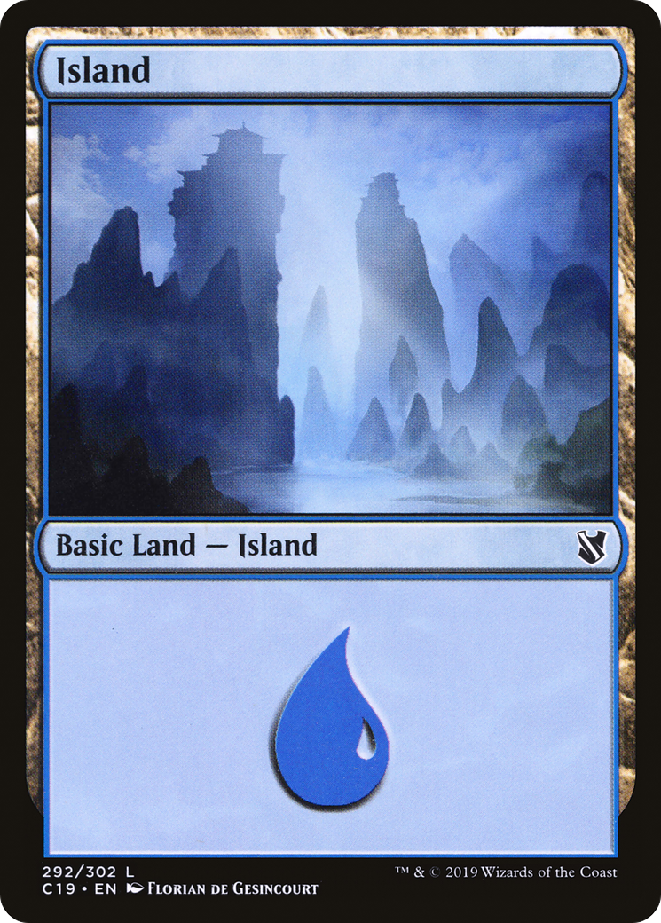 Island (C19-292) - Commander 2019 - Premium MTG Single from Wizards of the Coast - Just $0.25! Shop now at Game Crave Tournament Store