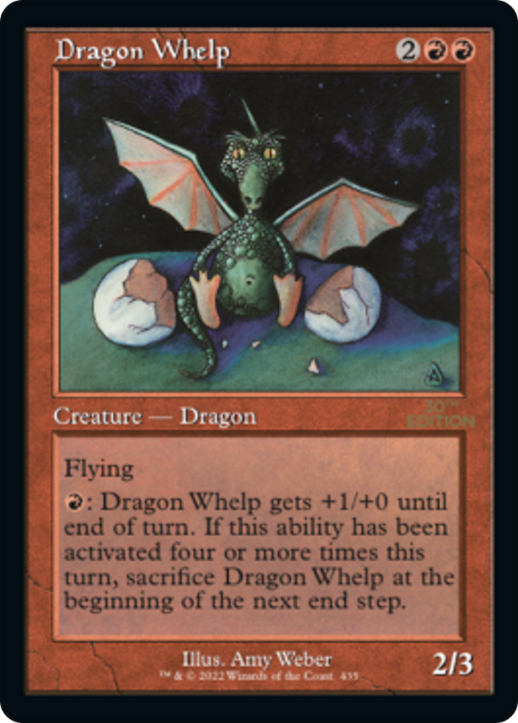 Dragon Whelp (30A-435) - 30th Anniversary Edition - Premium MTG Single from Wizards of the Coast - Just $66.86! Shop now at Game Crave Tournament Store