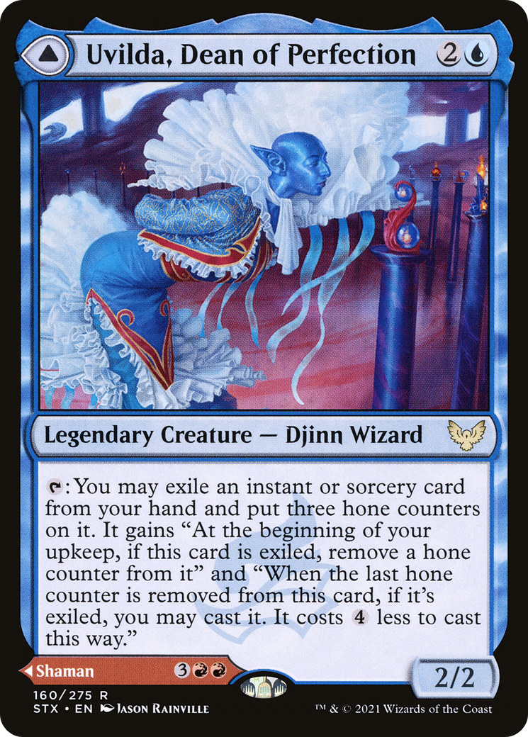 Uvilda, Dean of Perfection // Nassari, Dean of Expression (STX-160) - Strixhaven: School of Mages Foil - Premium MTG Single from Wizards of the Coast - Just $0.08! Shop now at Game Crave Tournament Store