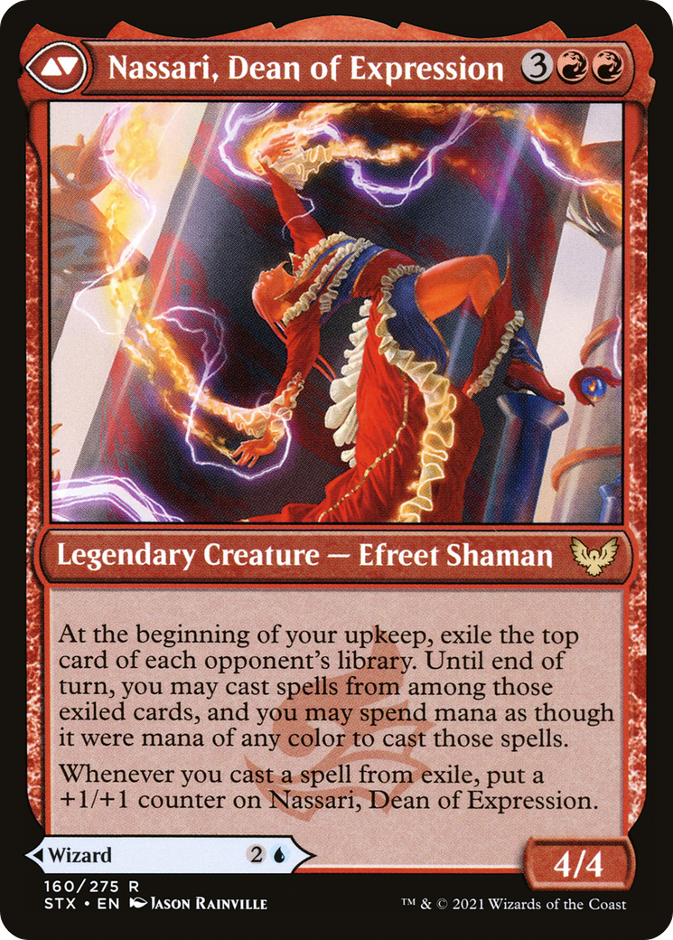 Uvilda, Dean of Perfection // Nassari, Dean of Expression (STX-160) - Strixhaven: School of Mages Foil - Premium MTG Single from Wizards of the Coast - Just $0.08! Shop now at Game Crave Tournament Store