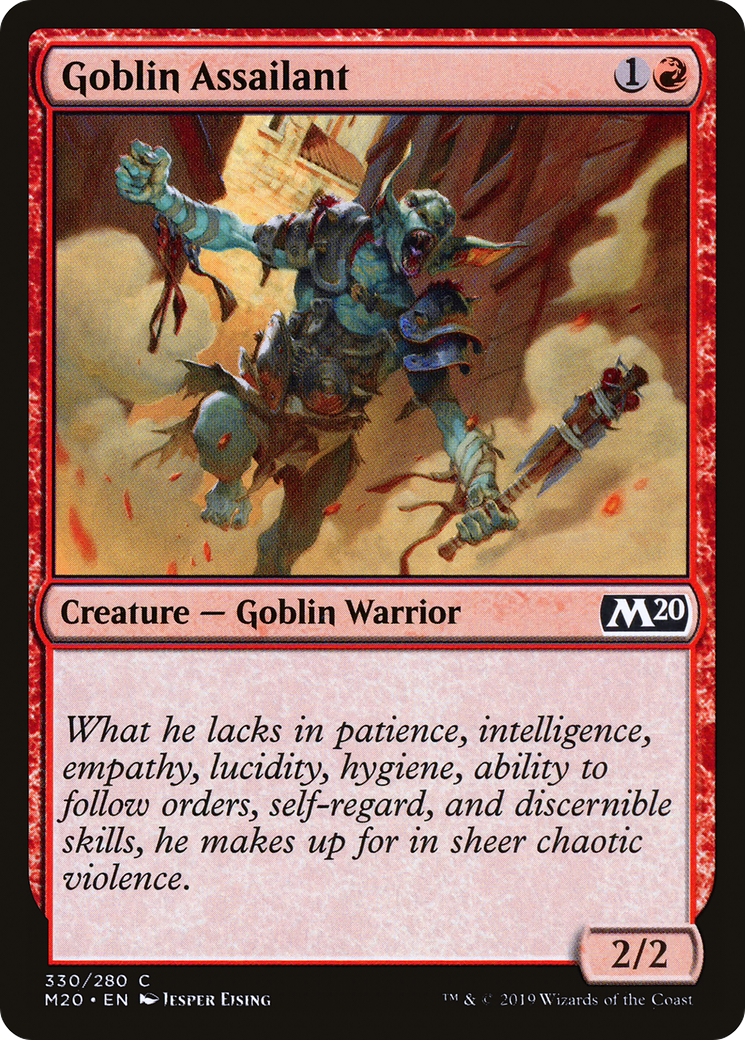 Goblin Assailant (M20-330) - Core Set 2020 - Premium MTG Single from Wizards of the Coast - Just $0.08! Shop now at Game Crave Tournament Store