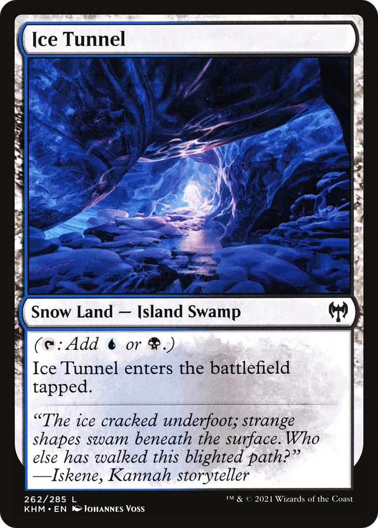 Ice Tunnel (KHM-262) - Kaldheim: (snow) Foil - Premium MTG Single from Wizards of the Coast - Just $0.25! Shop now at Game Crave Tournament Store