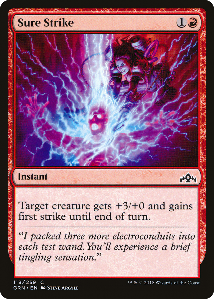 Sure Strike (GRN-118) - Guilds of Ravnica - Premium MTG Single from Wizards of the Coast - Just $0.08! Shop now at Game Crave Tournament Store