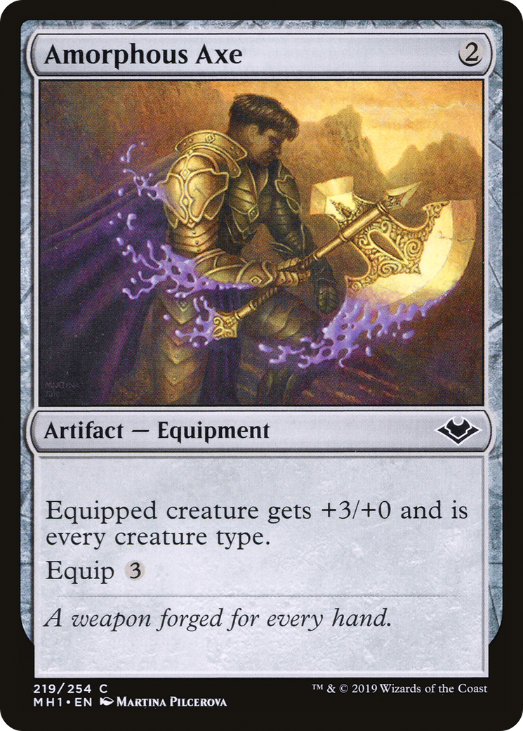 Amorphous Axe (MH1-219) - Modern Horizons - Premium MTG Single from Wizards of the Coast - Just $0.25! Shop now at Game Crave Tournament Store