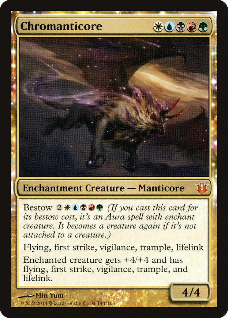 Chromanticore (BNG-144) - Born of the Gods: (nyxtouched) - Premium MTG Single from Wizards of the Coast - Just $0.11! Shop now at Game Crave Tournament Store