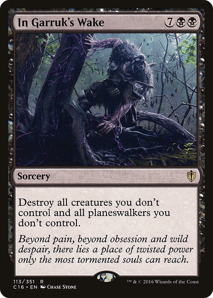 In Garruk's Wake (C16-113) - Commander 2016 - Premium MTG Single from Wizards of the Coast - Just $1.14! Shop now at Game Crave Tournament Store