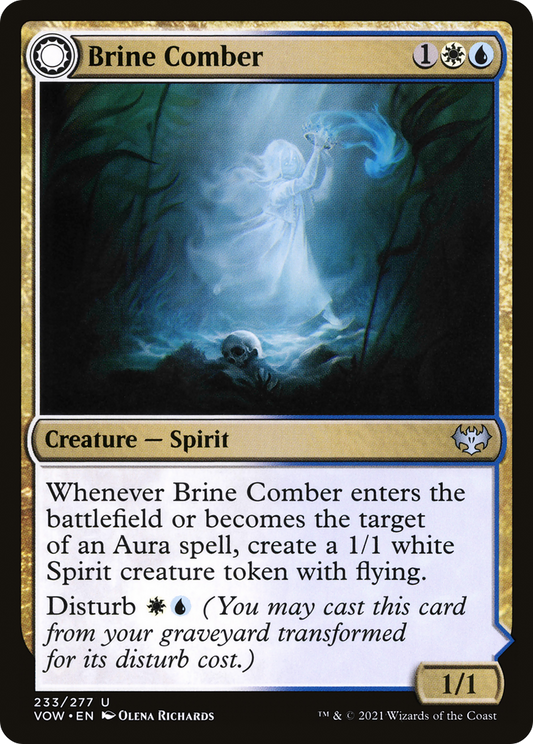 Brine Comber // Brinebound Gift (VOW-233) - Innistrad: Crimson Vow: (Double Faced Transform) - Premium MTG Single from Wizards of the Coast - Just $0.25! Shop now at Game Crave Tournament Store