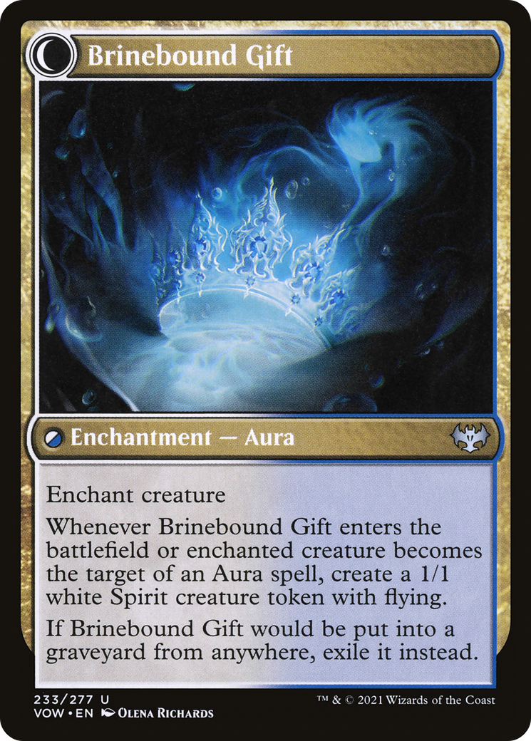 Brine Comber // Brinebound Gift (VOW-233) - Innistrad: Crimson Vow: (Double Faced Transform) - Premium MTG Single from Wizards of the Coast - Just $0.25! Shop now at Game Crave Tournament Store