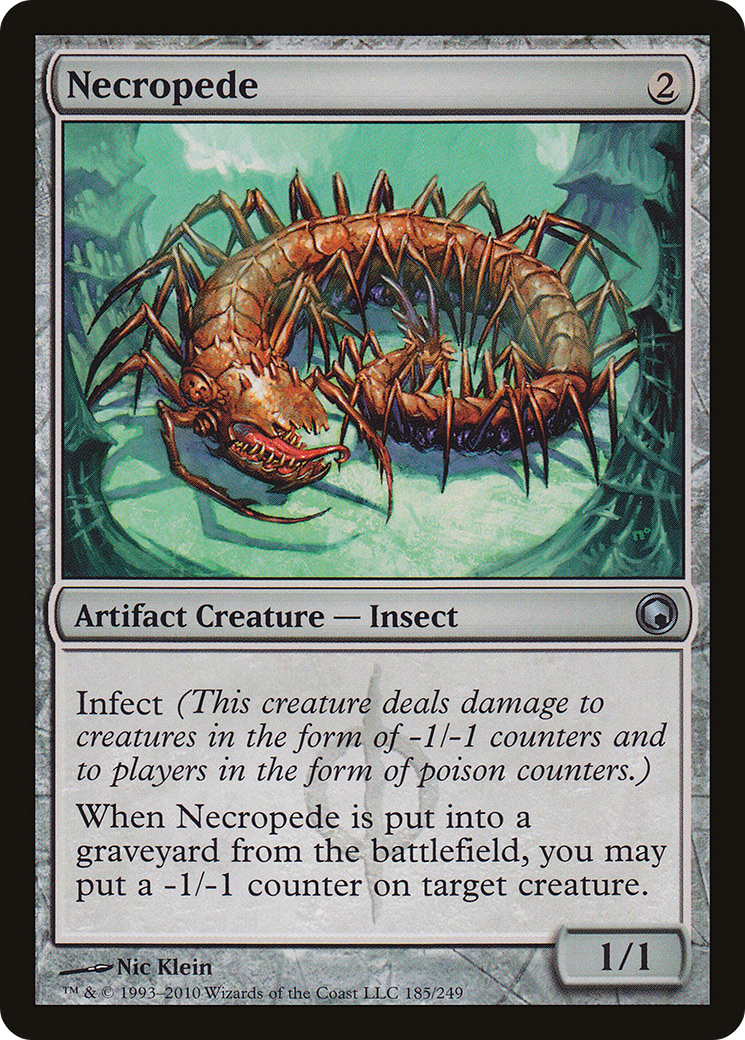 Necropede (SOM-185) - Scars of Mirrodin Foil - Premium MTG Single from Wizards of the Coast - Just $2.72! Shop now at Game Crave Tournament Store