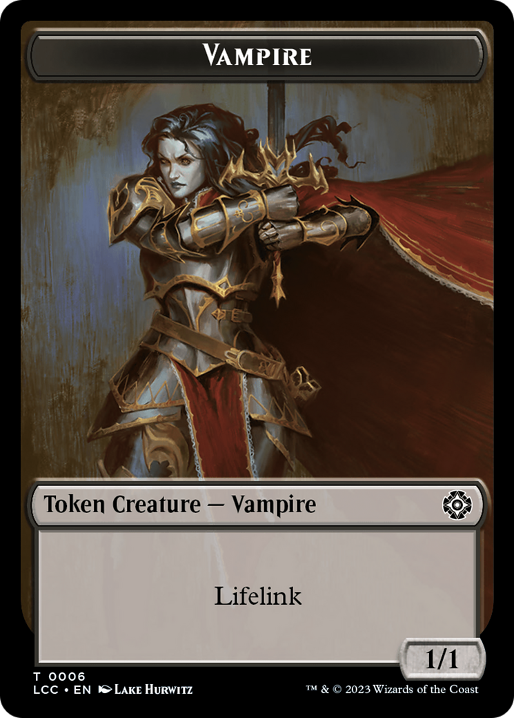 Vampire (TLCC-006) - The Lost Caverns of Ixalan Commander Tokens Foil - Premium MTG Single from Wizards of the Coast - Just $0! Shop now at Game Crave Tournament Store