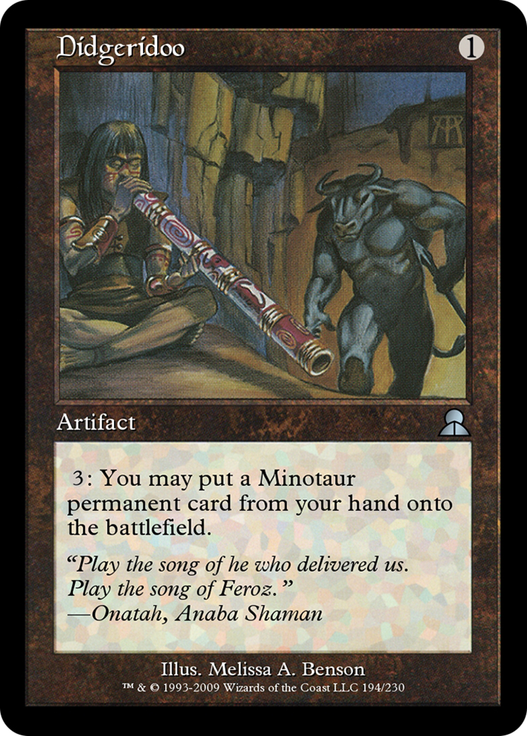 Didgeridoo (ME3-194) - Masters Edition III - Premium MTG Single from Wizards of the Coast - Just $0! Shop now at Game Crave Tournament Store