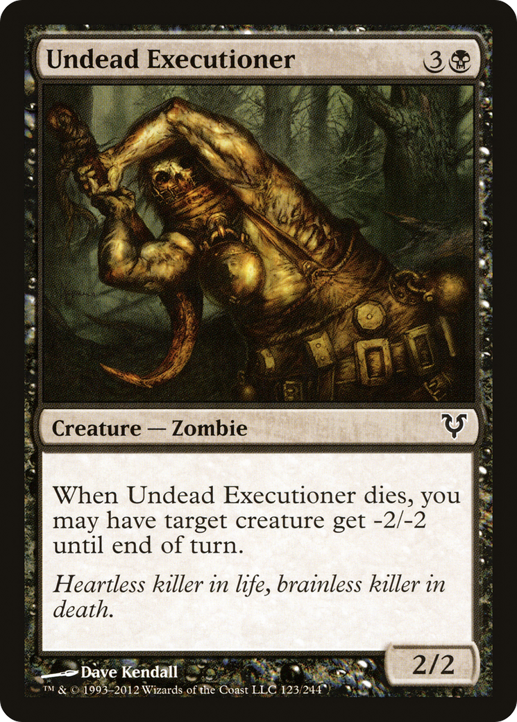 Undead Executioner (AVR-123) - Avacyn Restored Foil - Premium MTG Single from Wizards of the Coast - Just $0.25! Shop now at Game Crave Tournament Store