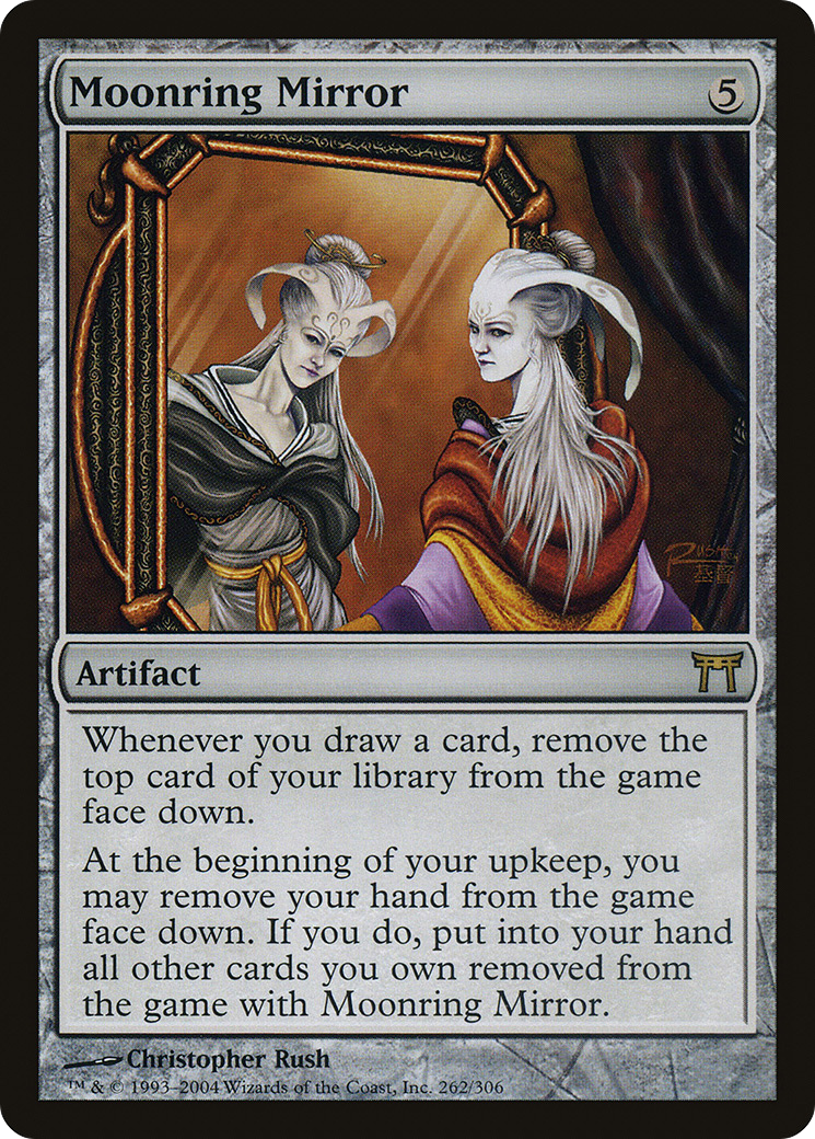 Moonring Mirror (CHK-262) - Champions of Kamigawa - Premium MTG Single from Wizards of the Coast - Just $0.35! Shop now at Game Crave Tournament Store