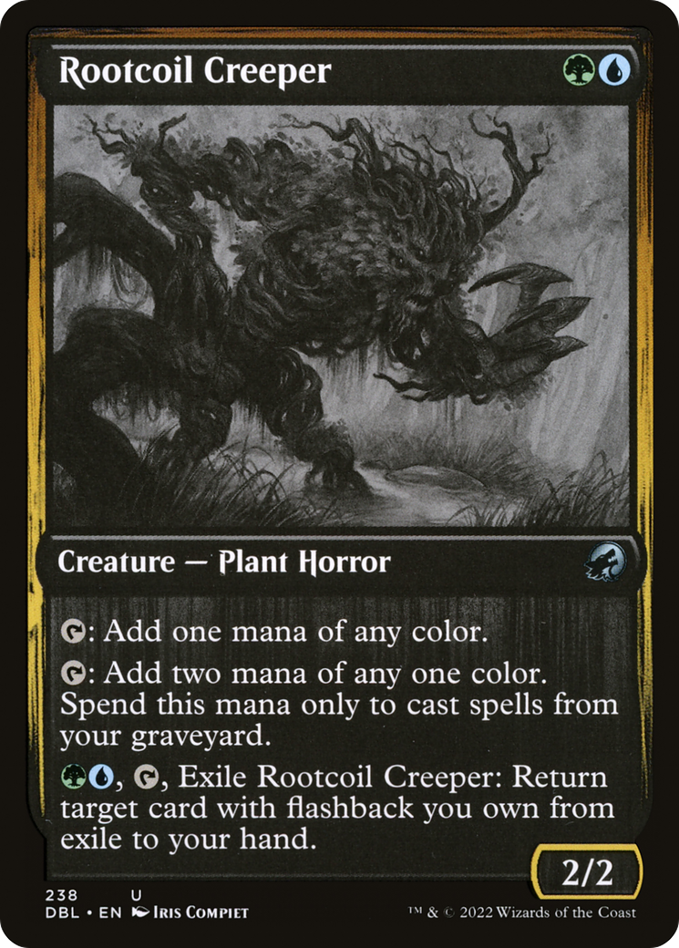 Rootcoil Creeper (DBL-238) - Innistrad: Double Feature Foil - Premium MTG Single from Wizards of the Coast - Just $0.34! Shop now at Game Crave Tournament Store