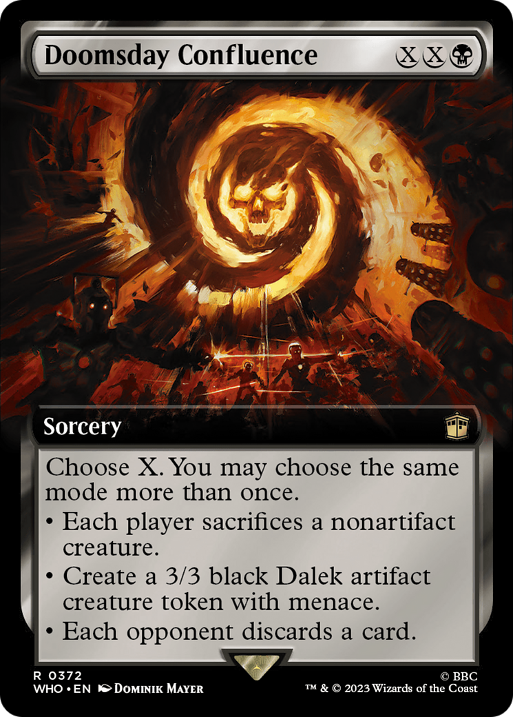 Doomsday Confluence (WHO-372) - Doctor Who: (Extended Art) Foil - Premium MTG Single from Wizards of the Coast - Just $0.31! Shop now at Game Crave Tournament Store