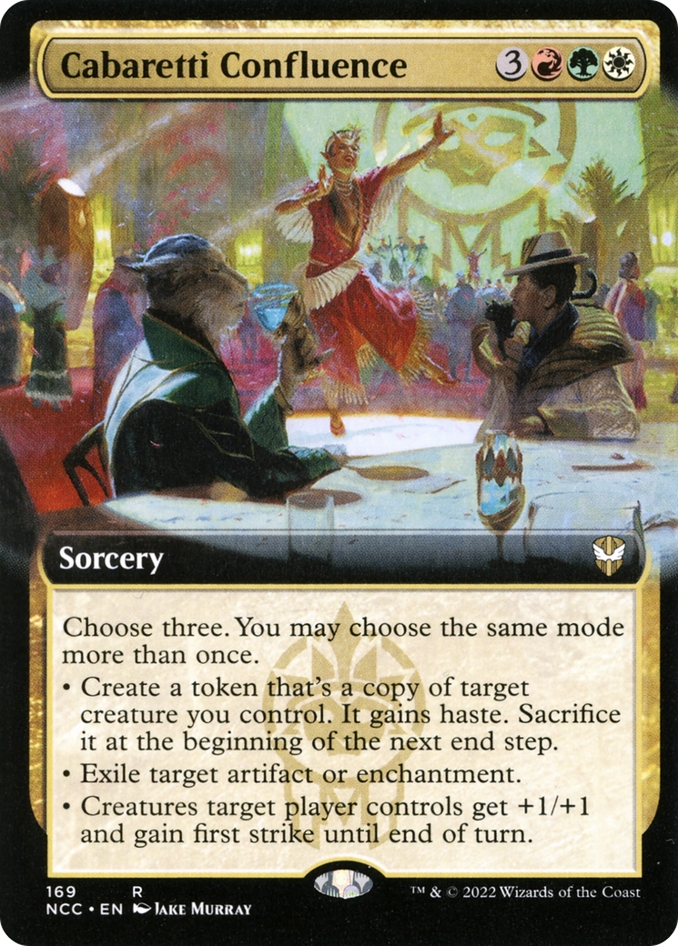 Cabaretti Confluence (NCC-169) - New Capenna Commander: (Extended Art) - Premium MTG Single from Wizards of the Coast - Just $0.26! Shop now at Game Crave Tournament Store