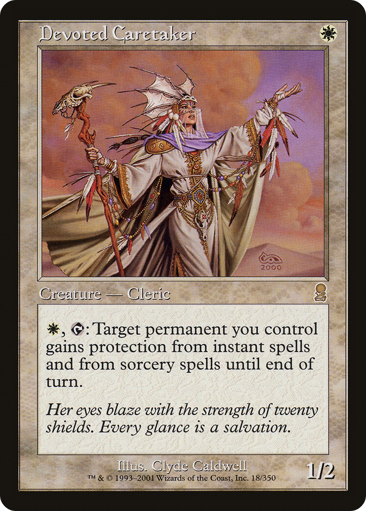 Devoted Caretaker (ODY-018) - Odyssey Foil - Premium MTG Single from Wizards of the Coast - Just $22.59! Shop now at Game Crave Tournament Store