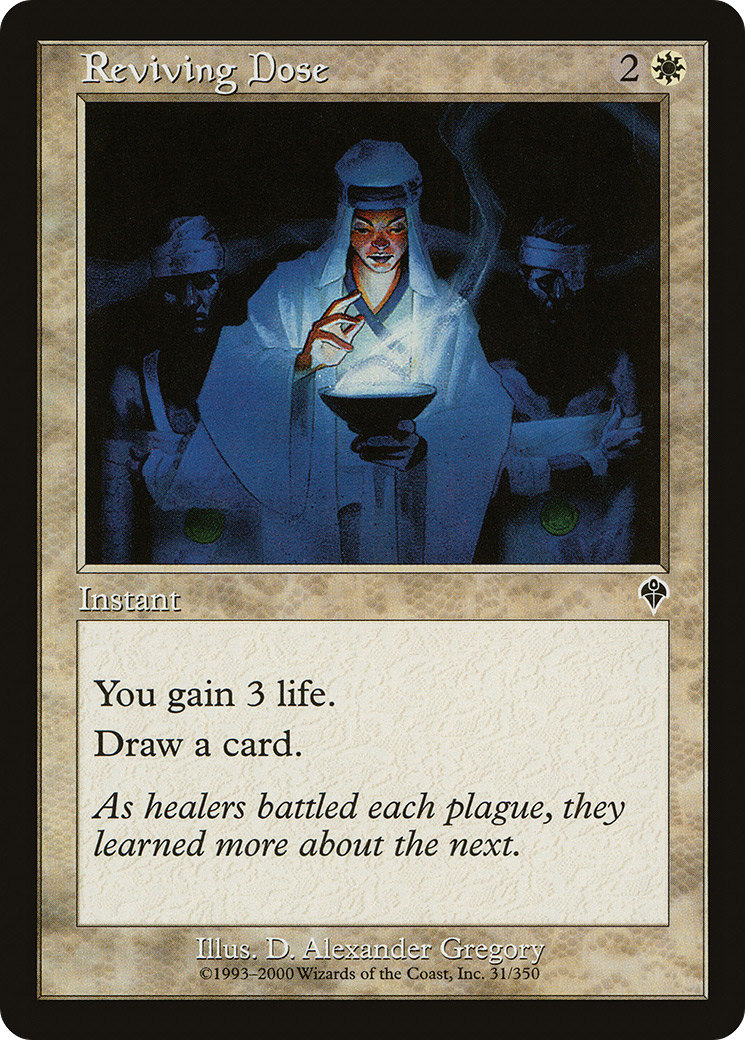 Reviving Dose (INV-031) - Invasion Foil - Premium MTG Single from Wizards of the Coast - Just $0.11! Shop now at Game Crave Tournament Store