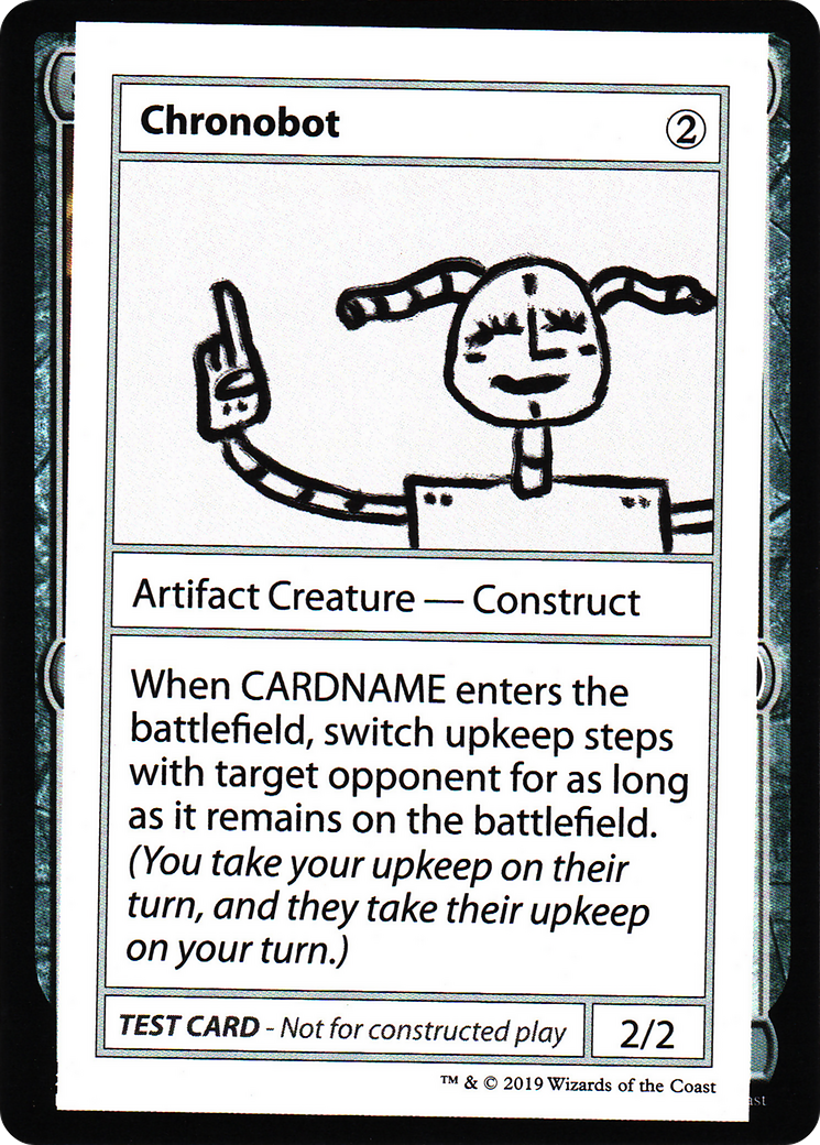 Chronobot (CMB2-105) - Mystery Booster Playtest Cards 2021 - Premium MTG Single from Wizards of the Coast - Just $0.25! Shop now at Game Crave Tournament Store