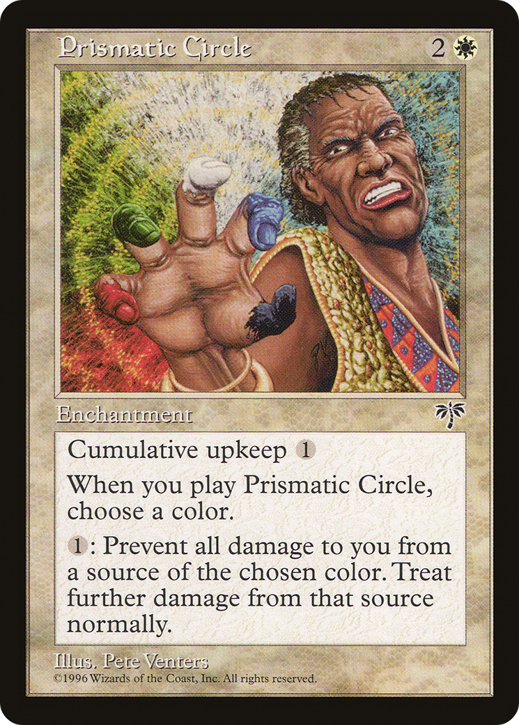 Prismatic Circle (MIR-034) - Mirage - Premium MTG Single from Wizards of the Coast - Just $0.25! Shop now at Game Crave Tournament Store