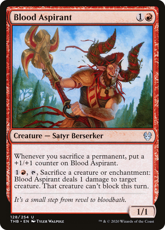 Blood Aspirant (THB-128) - Theros Beyond Death - Premium MTG Single from Wizards of the Coast - Just $0.18! Shop now at Game Crave Tournament Store