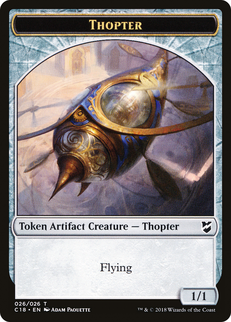 Thopter (TC18-026) - Commander 2018 Tokens - Premium MTG Single from Wizards of the Coast - Just $0! Shop now at Game Crave Tournament Store