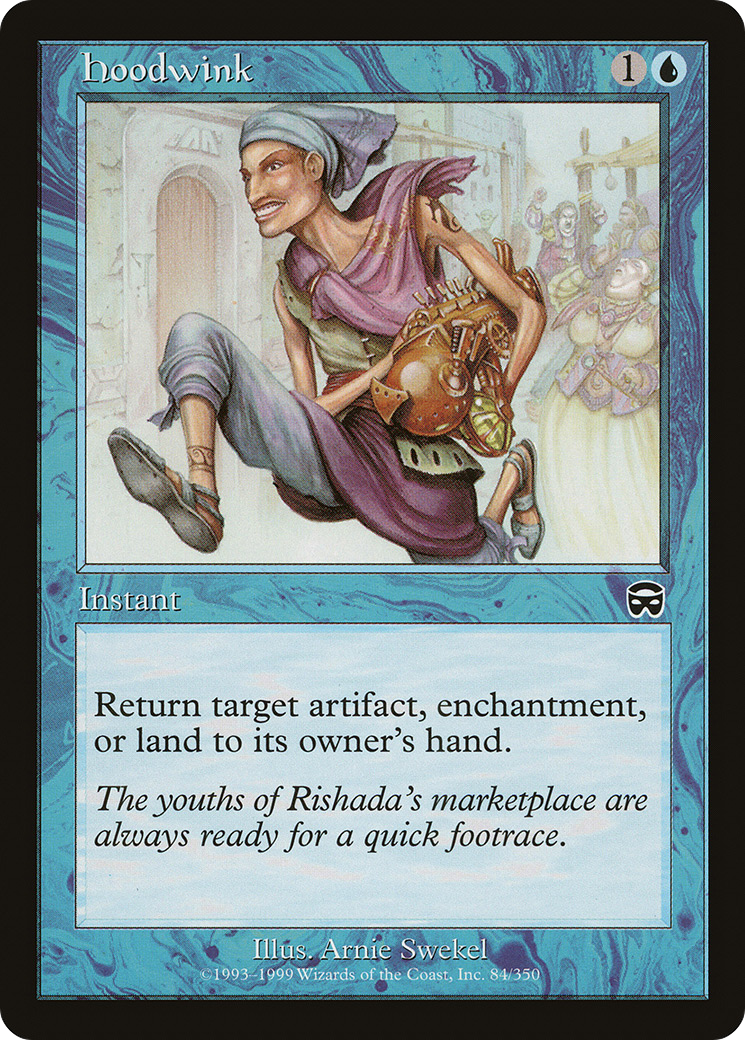 Hoodwink (MMQ-084) - Mercadian Masques Foil - Premium MTG Single from Wizards of the Coast - Just $1.34! Shop now at Game Crave Tournament Store