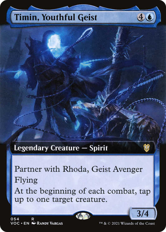 Timin, Youthful Geist (VOC-054) - Crimson Vow Commander: (Extended Art) - Premium MTG Single from Wizards of the Coast - Just $0.12! Shop now at Game Crave Tournament Store