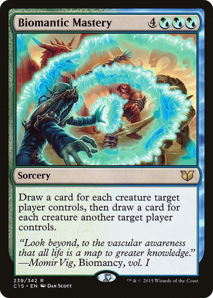 Biomantic Mastery (C15-239) - Commander 2015 - Premium MTG Single from Wizards of the Coast - Just $0.08! Shop now at Game Crave Tournament Store
