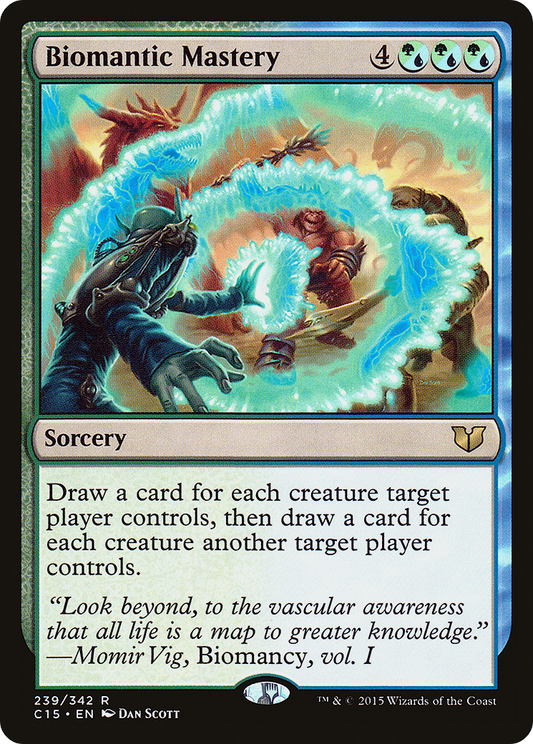 Biomantic Mastery (C15-239) - Commander 2015 - Premium MTG Single from Wizards of the Coast - Just $0.08! Shop now at Game Crave Tournament Store