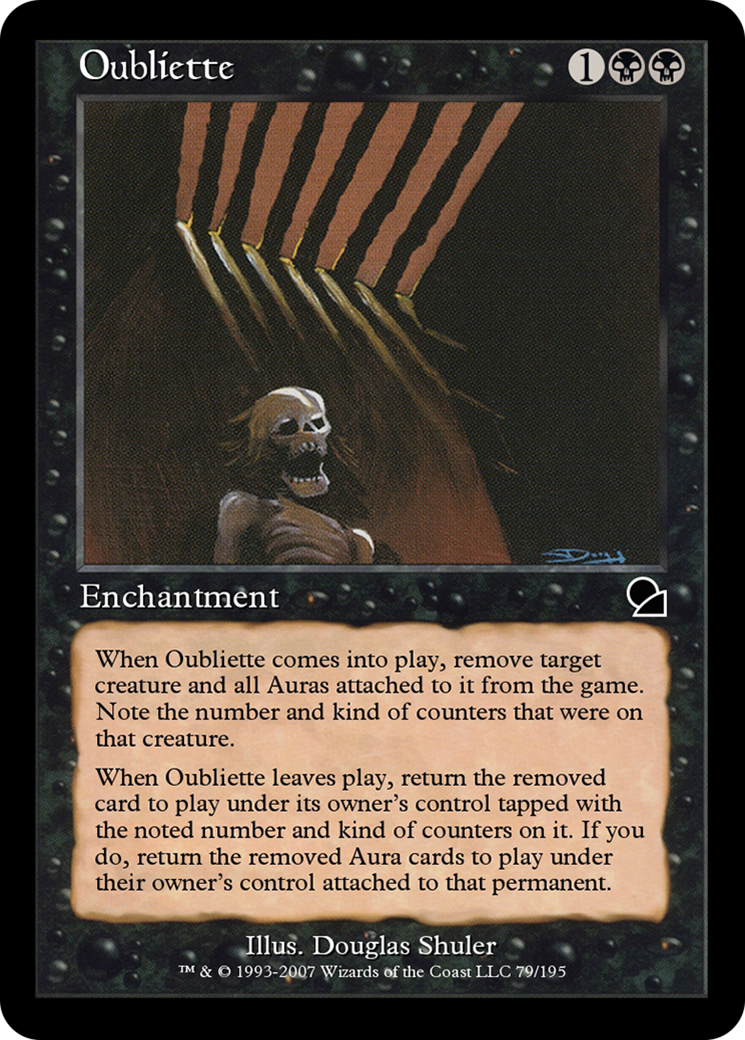 Oubliette (ME1-079) - Masters Edition Foil - Premium MTG Single from Wizards of the Coast - Just $0! Shop now at Game Crave Tournament Store