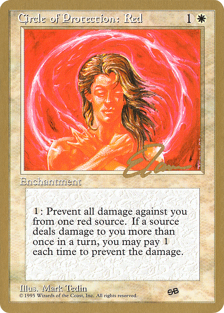 Circle of Protection: Red (PTC-ET17SB) - Pro Tour Collector Set - Premium MTG Single from Wizards of the Coast - Just $0.27! Shop now at Game Crave Tournament Store