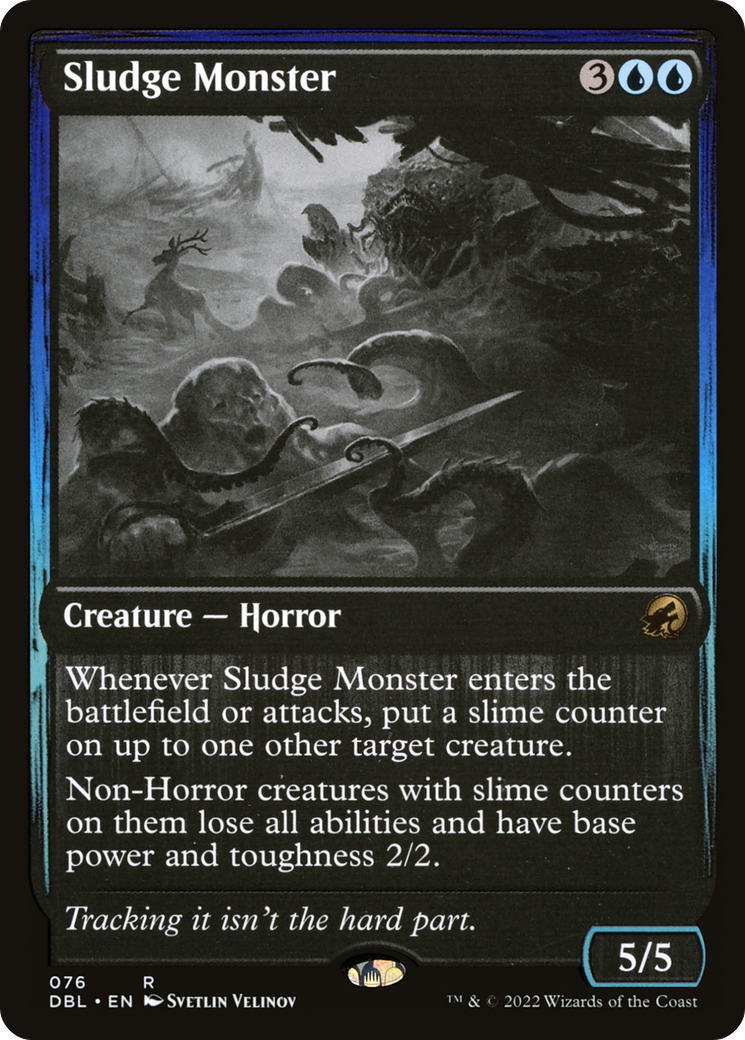 Sludge Monster (DBL-076) - Innistrad: Double Feature - Premium MTG Single from Wizards of the Coast - Just $0.58! Shop now at Game Crave Tournament Store