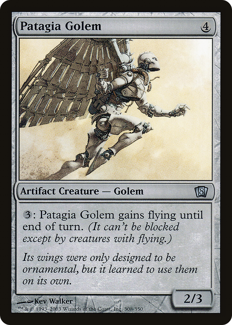 Patagia Golem (8ED-308★) - Eighth Edition Foil - Premium MTG Single from Wizards of the Coast - Just $0.13! Shop now at Game Crave Tournament Store