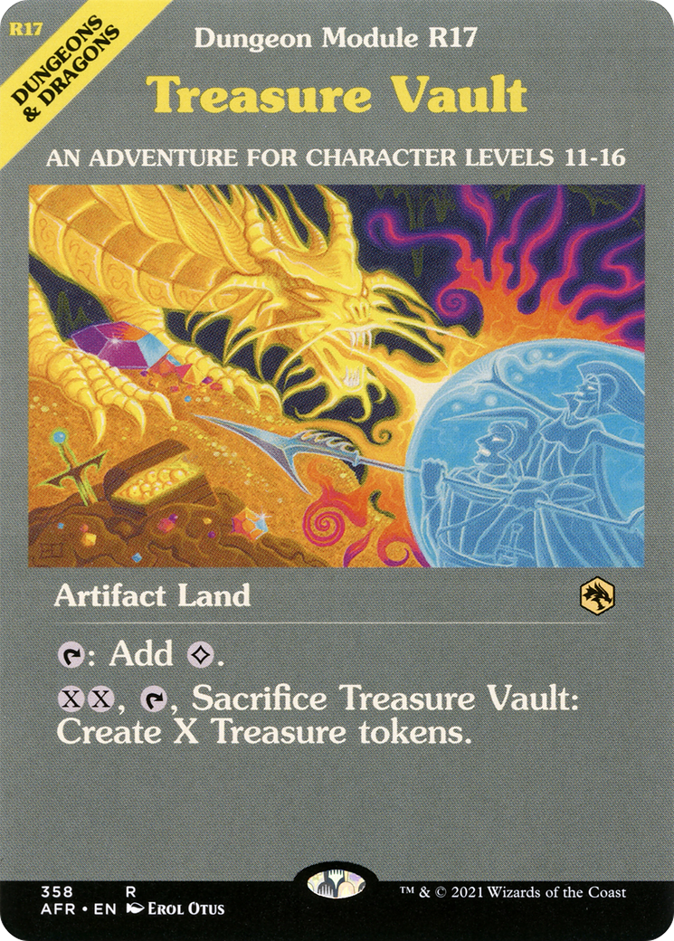 Treasure Vault (AFR-358) - Adventures in the Forgotten Realms: (Showcase) - Premium MTG Single from Wizards of the Coast - Just $1.56! Shop now at Game Crave Tournament Store