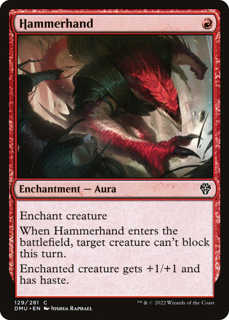 Hammerhand (DMU-129) - Dominaria United Foil - Premium MTG Single from Wizards of the Coast - Just $0.08! Shop now at Game Crave Tournament Store