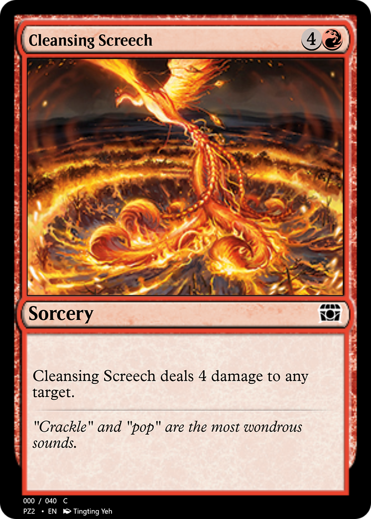 Cleansing Screech (PZ2-70865) - Treasure Chest - Premium MTG Single from Wizards of the Coast - Just $0! Shop now at Game Crave Tournament Store