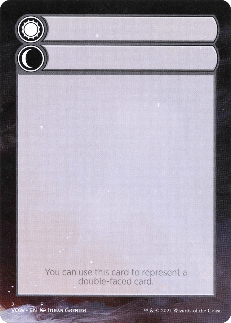 Double-Faced Substitute Card (SVOW-002) - Innistrad: Crimson Vow Substitute Cards - Premium MTG Single from Wizards of the Coast - Just $0! Shop now at Game Crave Tournament Store